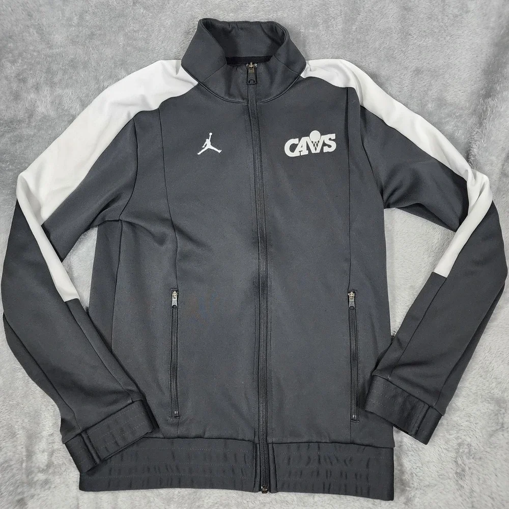 Cleveland Cavaliers Jacket Mens Small Jordan NBA‎ Full Zip Basketball Jumpman